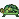 Green turtle emoticon